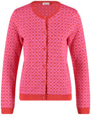 Colour Explosion Cardigan - Sunrice/bright Red