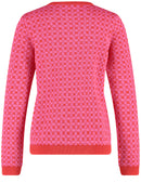 Colour Explosion Cardigan - Sunrice/bright Red