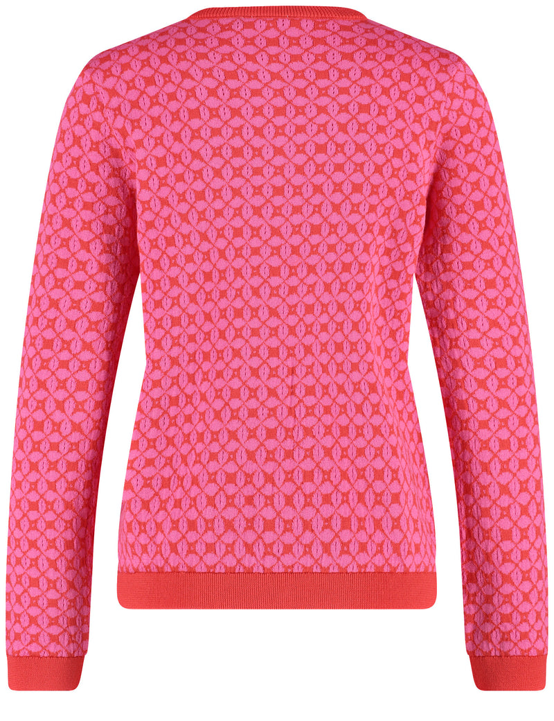 Colour Explosion Cardigan - Sunrice/bright Red