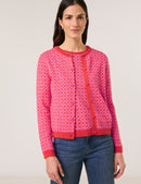 Colour Explosion Cardigan - Sunrice/bright Red
