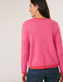 Colour Explosion Cardigan - Sunrice/bright Red