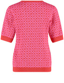 Explosion Stripe Jumper - Sunrice/bright Red