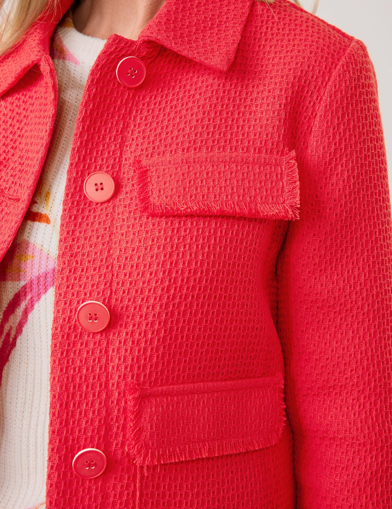 Colour Explosion Blazer - Birght Red