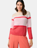 Explosion Stripe Jumper - Sunrise/lilac