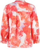 Lemon Soul 3/4 Sleeve Blouse - Hazy Orange/lavender