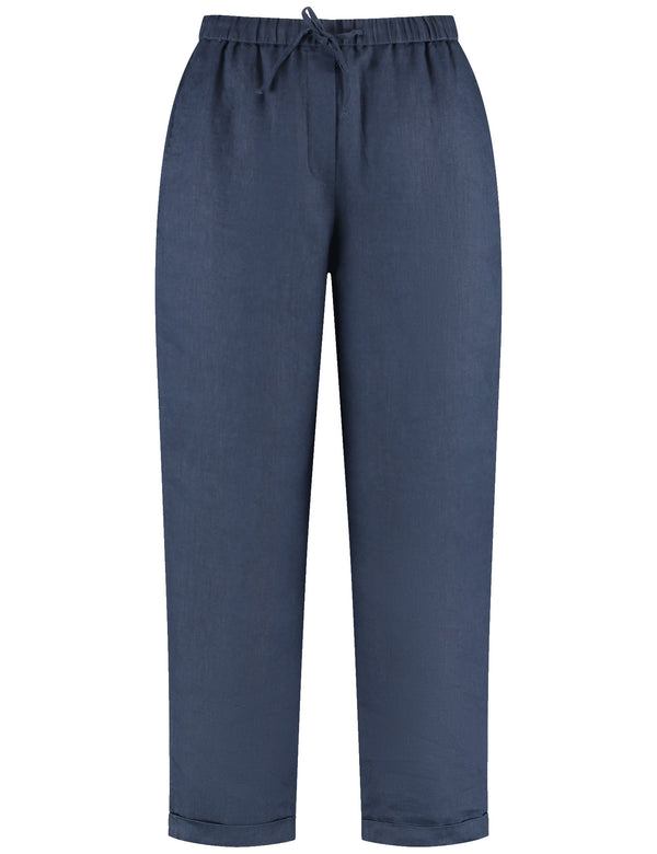 City Safari Crop Trouser - Indigo