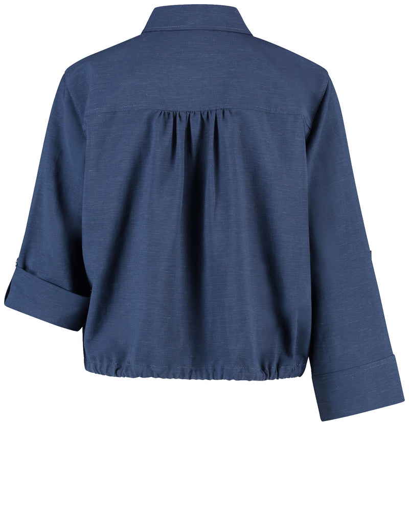 City Safari Blouse - Indigo
