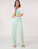 City Safari Trouser - Icy Sky Melange