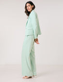 City Safari Trouser - Icy Sky Melange