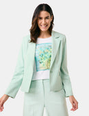 City Safari Blazer - Icy Sky Melange