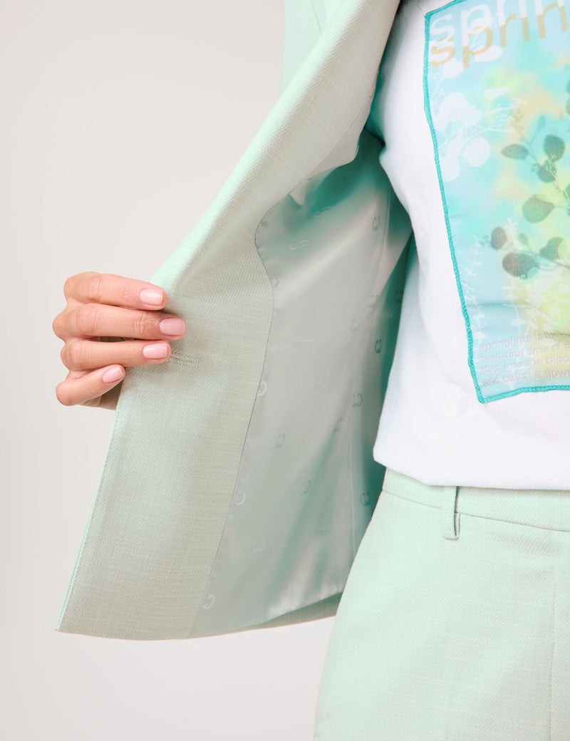 City Safari Blazer - Icy Sky Melange