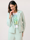 City Safari Blazer - Icy Sky Melange