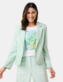 City Safari Blazer - Icy Sky Melange