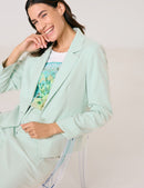 City Safari Blazer - Icy Sky Melange