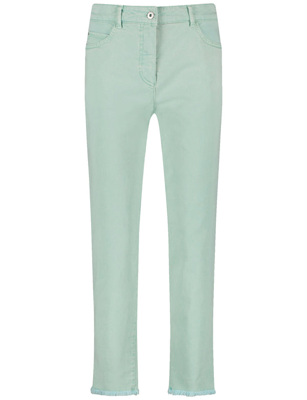 City Safari Crop Trouser - Icy Sky