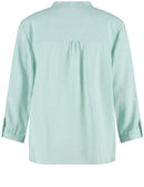 City Safari 3/4Sleeve Blouse - Icy Sky