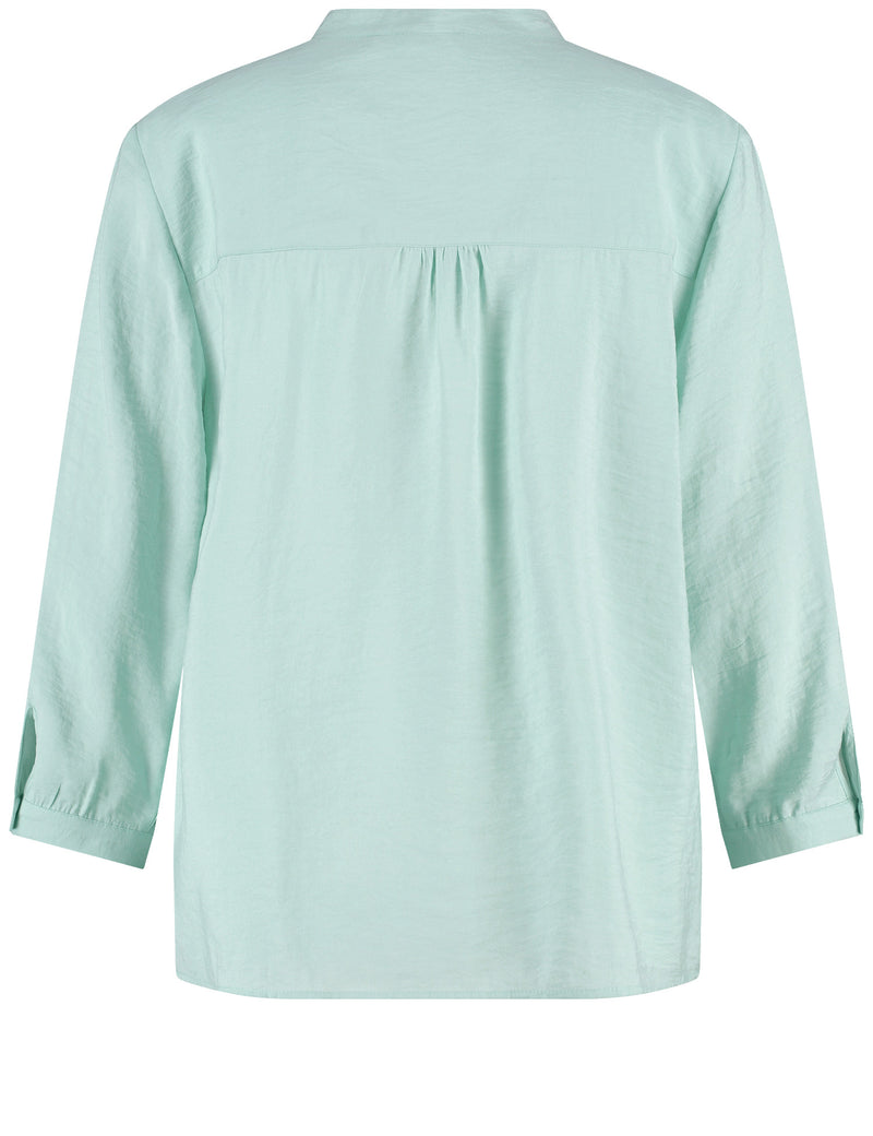 City Safari 3/4Sleeve Blouse - Icy Sky
