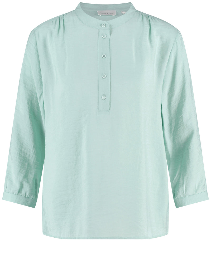 City Safari 3/4Sleeve Blouse - Icy Sky