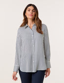 NOS Blouse - Night Sky/whisper White