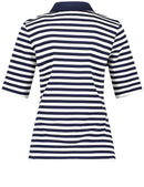 NOS 3/4 Sleeve T-Shirt - Navy/off White