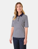 NOS 3/4 Sleeve T-Shirt - Navy/off White