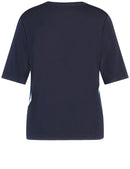 Geo Graphics Short Sleeve T-Shirt - Dark Sky/off White