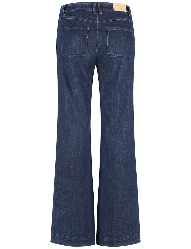 Geo Graphics Jeans - Dark Blue Denim