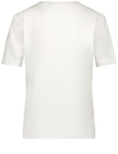 Geo Graphics Short Sleeve T-Shirt - Off White/royal