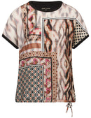 Colour Explosion T-Shirt - Off White/black Animal