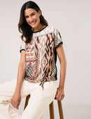 Colour Explosion T-Shirt - Off White/black Animal