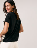 Colour Explosion T-Shirt - Off White/black Animal