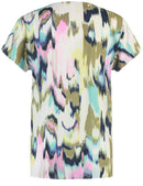 City Safari Blouse - Sandshell/multi