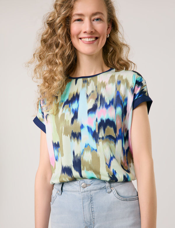 City Safari S/S T-Shirt - Sandshell/multi