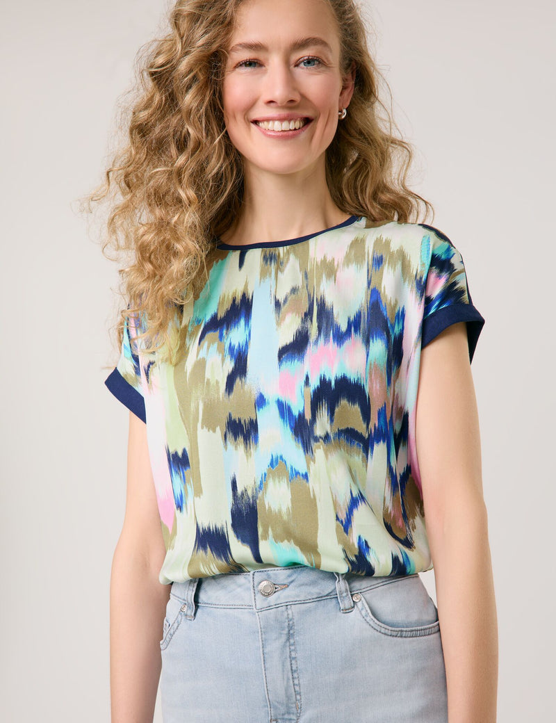 City Safari S/S T-Shirt - Sandshell/multi