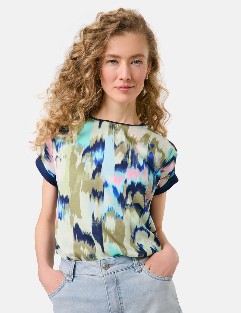 City Safari S/S T-Shirt - Sandshell/multi