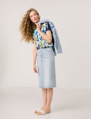 City Safari S/S T-Shirt - Sandshell/multi