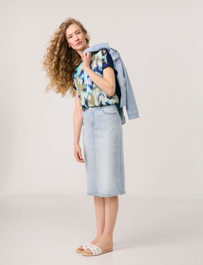 City Safari S/S T-Shirt - Sandshell/multi