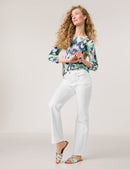 City Safari Print Jumper - Sandshell/multi