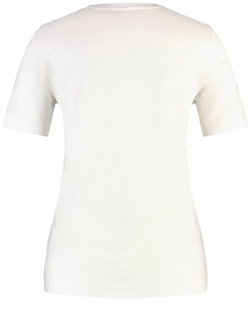 Colour Explosion T-Shirt - Off White/orange/pink