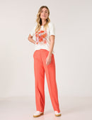 Colour Explosion T-Shirt - Off White/orange/pink