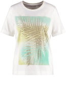 City Safari S/S T-Shirt - Off White/indigo