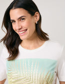 City Safari S/S T-Shirt - Off White/indigo