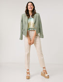 City Safari S/S T-Shirt - Off White/indigo