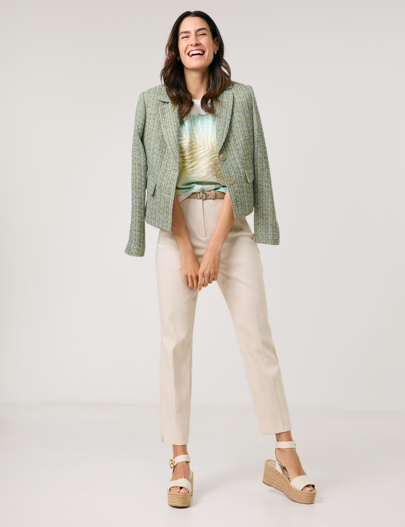 City Safari S/S T-Shirt - Off White/indigo