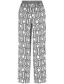 Black &amp; Brights Trousers - Offwhite/black Graphic