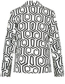 Black &amp; Brights Blazer - Offwhite/black Graphic