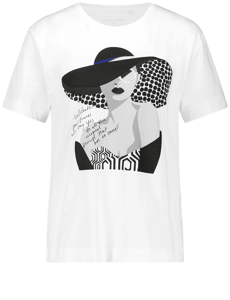 Black &amp; Brights T-Shirt - Sun Hat On White