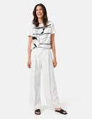 Black &amp; Brights Trousers - Whisper White/black