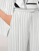 Black &amp; Brights Trousers - Whisper White/black