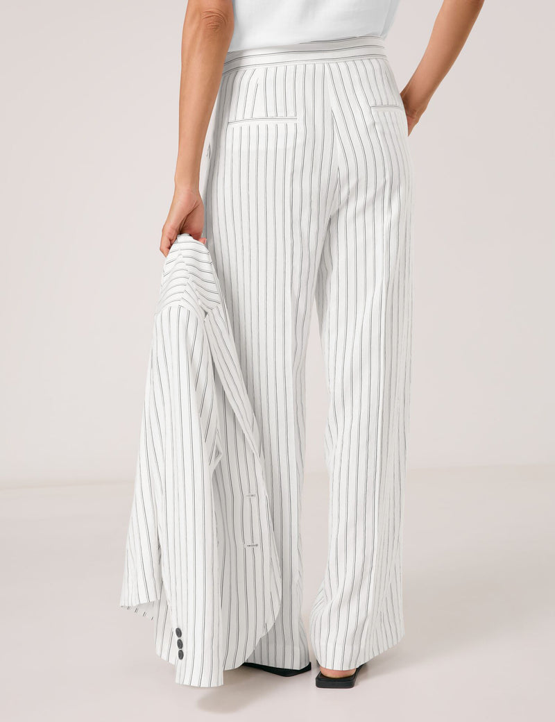 Black &amp; Brights Trousers - Whisper White/black